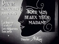 Générique des Actualités féminines